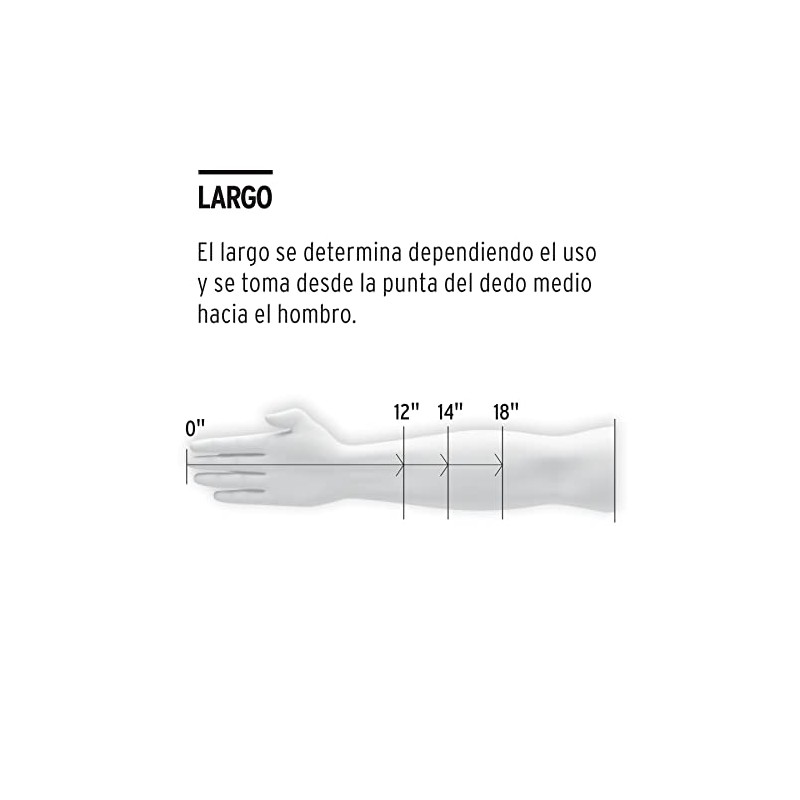 Truper GU-515, Guantes de carnaza, para soldador, puño largo de