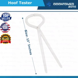 ODM 2 Hoof Tester Flat Model 13" Stainless Steel Equine Heavy Duty Tools Instruments