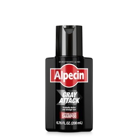 Alpecin Champú Gray Attack Con Cafeína Y Color, 6.76 Onzas Líquidas                                                                                   