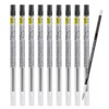 Mitsubishi Pencil Ballpoint Pen Refill, Style Fit 0.38, Black, 10