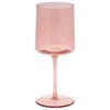 KARMA GIFTS MID CENTURY WINE GLASS BLUSH