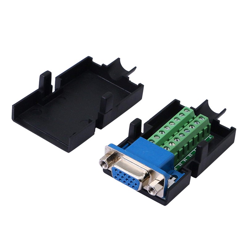 SinLoon - Adaptador VGA DB15 3+9 D-Sub VGA de 3