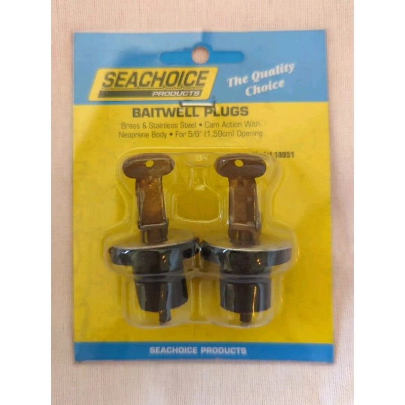 Seachoice 5/8" Deck, Livewell, Baitwell, Boat Drain Plugs #18951 Qty