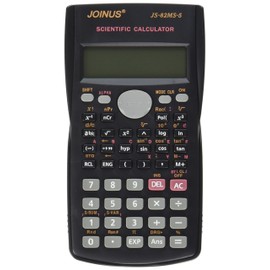 Scientific Calculator 240 Calculations Function, 12 Digits, Double Display, Business Office School Pocket Calculator, Black Color (JS-82MS-5)