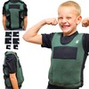 Weighted Vest for Kids - Adjustable Compression Vest, Medium (Ages