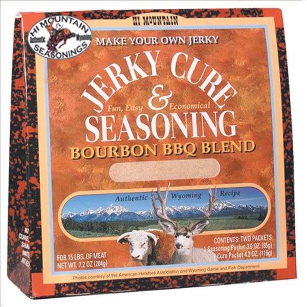 Hi Mountain Jerky Cure & Seasoning Kit - BOURBON BBQ BLEND
