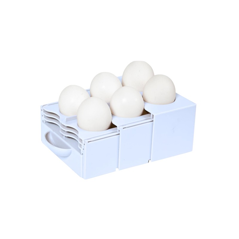 Think Up Designs Eggstra Space Egg Organizer for Refrigerator, Adjustable
