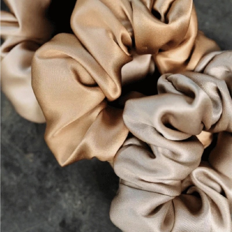 Mulberry Silk Scrunchies
