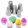 Pommee (1 Set of 5 Large Nozzles for Baking, Made