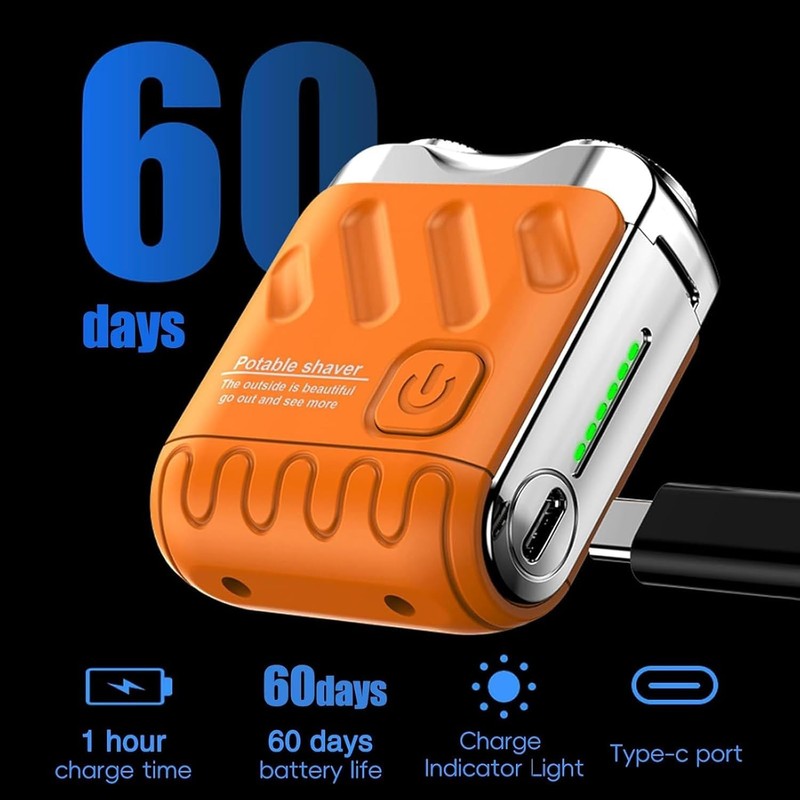R-12 Luggage Electric Shaver, Beard Shaver Mini and Portable Suitcase