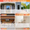 120" Extra Wide Retractable Baby Gates Mesh Gate, Long Retractable
