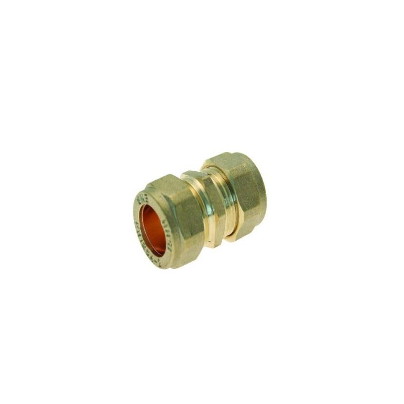 AIGHER Compression Straight Coupling, 28mm, Pack of 3, WRAS Approved,