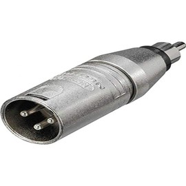 Neutrik NA2MPMM 3 for XLR Bar Male to RCA Male Audio-by-Neutrik Adapter