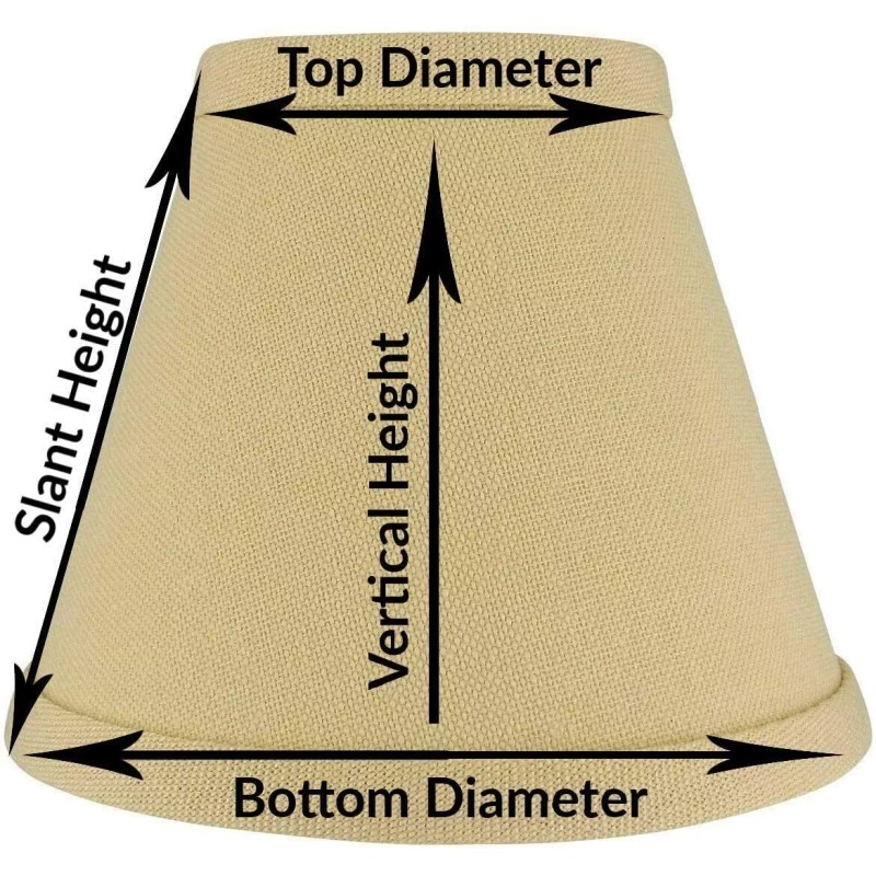 Undisclosed Red Four Inch Tapered Drum Clip on Chandelier Lampshades