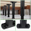Tobeelec 12 Pcs Adjustable Height Bed Support Legs, 8.3"-14.5" Bed