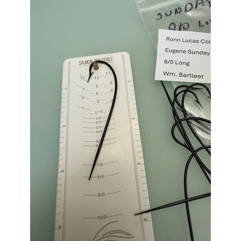 Undisclosed Eugene Sunday Wm Bartleet Blind Eye Salmon Hooks