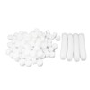 100 Set Hydroponic Grow Baskets Sponges Circular Planting Baskets Plant