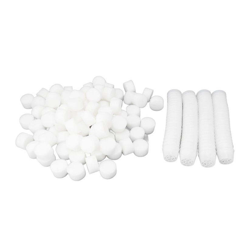100 Set Hydroponic Grow Baskets Sponges Circular Planting Baskets Plant