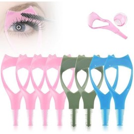 Herramienta para Pestañas 3 en 1 2026 Mejorada, Protector de Máscara, Aplicador y Peine de Pestañas, Accesorio de Maquillaje Cosmético (4) Profesionales de la moda