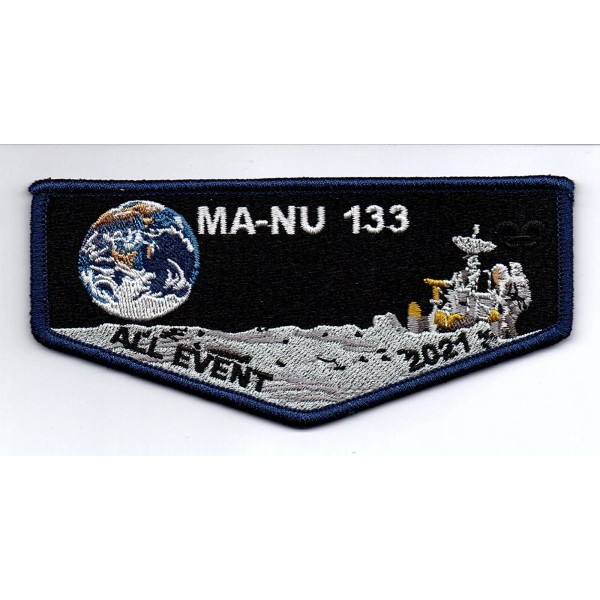 Boy Scout OA 133 Ma-Nu Lodge 2021 All Event Flap