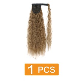 prinfantasy Ponytail Hair Extensions Clip In Straight Silky One Piece Wrap Around Ponytail Hairpiece For Women Beauty GBMW059