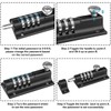 Combination Bolt Lock Stainless Steel 4 Digit Pin Code Door