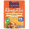 BEN'S ORIGINAL Ready Rice Creamy Four Cheese Flavored Rice, Easy
