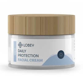 LOBEY Face Cream for Women, Protective Day Cream for the Face, Hyaluronic Boost, Vitamin C Face Care, Natural Anti-Ageing Cosmetics (50 ml)