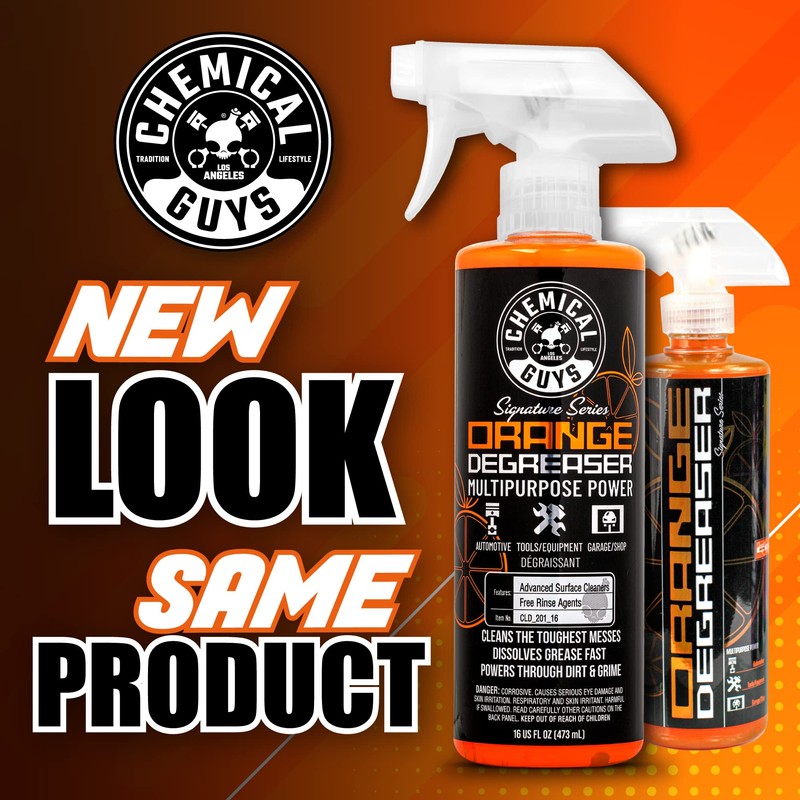 Chemical Guys Signature Series Orange Degreaser, Heavy-duty All-purpose Cleaner For