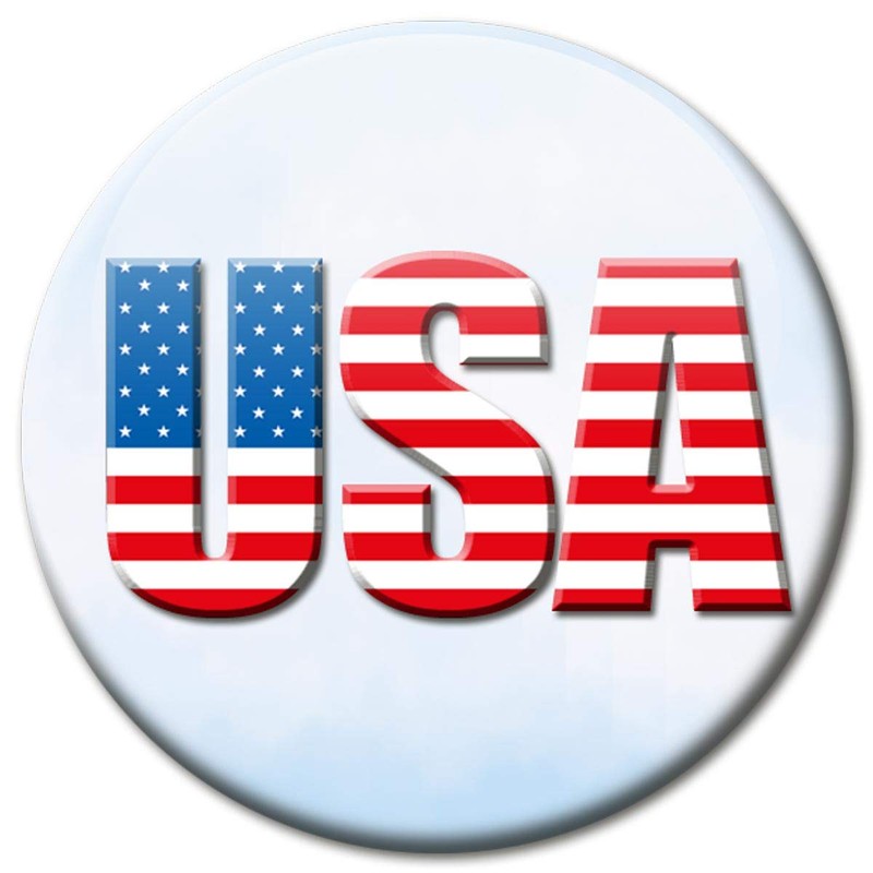 Fridge Magnets USA Flag Decorative Gift Set of 6 Magnets