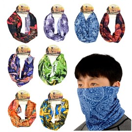 Summer Sports Neck Gaiter Unisex UV Protection Neck Sunshade Bicycle Face Mask FREE 5ea