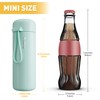 Exllena Small Flask 200ml Made of 304 Stainless Steel, Double