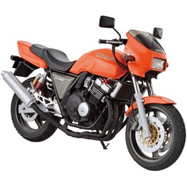 Aoshima Bunka Kyozai 1/12 The Bike Series No. 37 Honda NC31 CB400 SUPER FOUR Version R 1995 Plastic Model, Molded Color