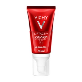 Vichy Liftactiv Collagen Specialist 16 Glow Gel: Sérum Facial Anti-edad con Tecnología Co-Bonding para un Efecto Glow Inmediato Estimula la Producción de Colágeno y Corrige Arrugas con Textura Gel Ligera y Refrescante, 50 ml