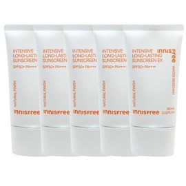 Innisfree Intensive Long Lasting Sunscreen EX (60mlx5) / 이니스프리 인텐시브 롱래스팅 선스크린 EX (60mlx5개)