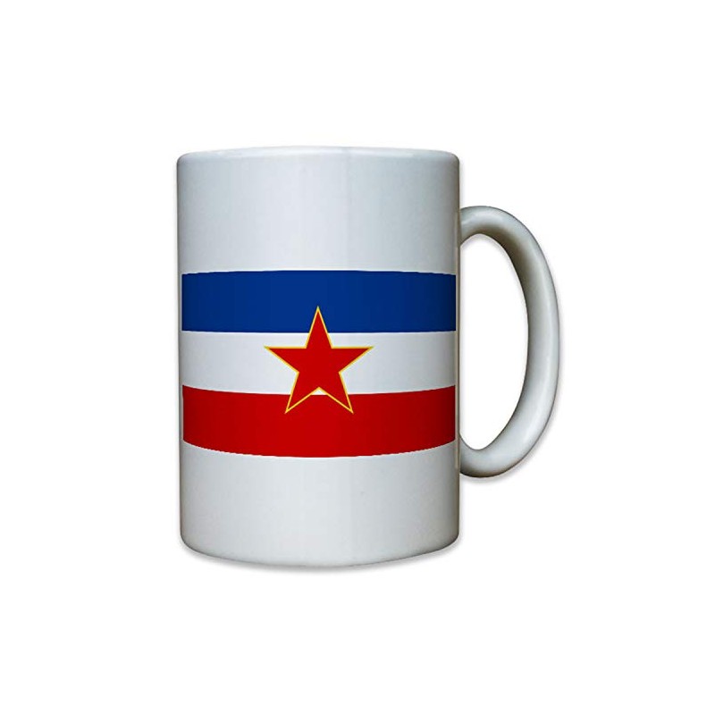 SFR Jugoslawien Sozialistische Föderation Republik Flagge Fahne - Tasse #12917