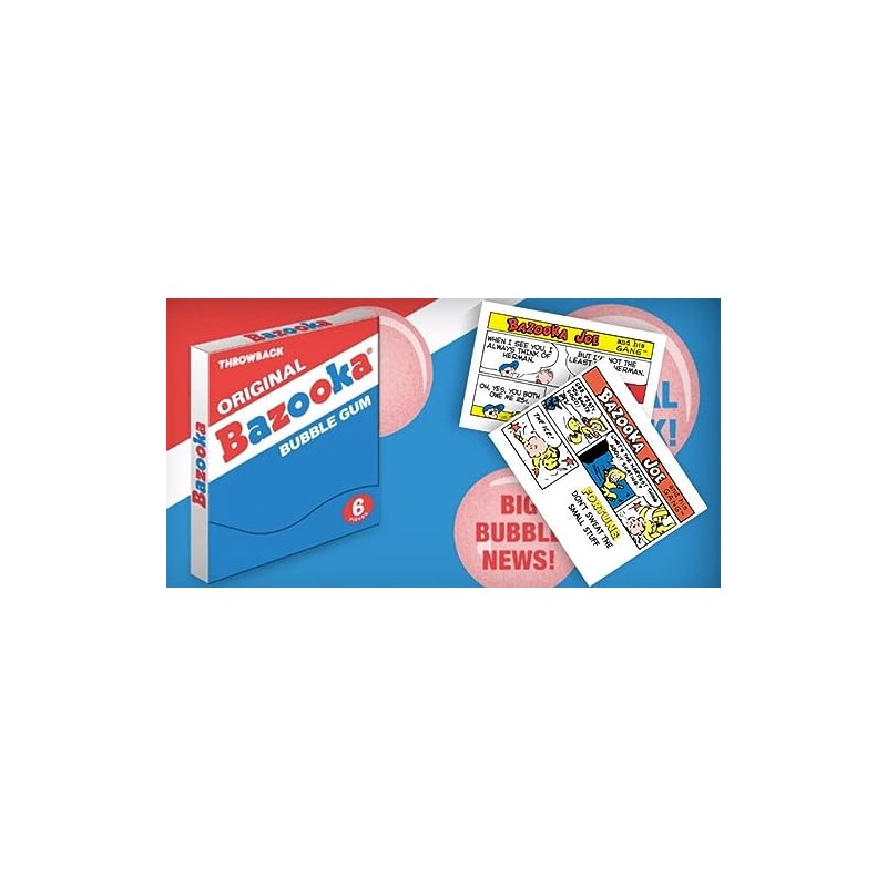 Bazooka Throwback Mini Wallet, 1.27 Ounce