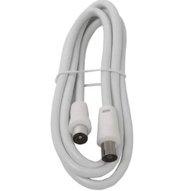 Zarivy 15 m langes weißes TV-Kabel, hochwertige kompatible Verbindung, ideal zum Anschluss von Geräten an Displays, Video- und Audio-Streaming.