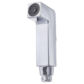 uxcell Bidet Sprayer, Pressurized Handheld Bidet Sprayer for Toilet, Jet Spray Bidet Attachment Bidet Toilet Sprayer Head for Kitchen Bathroom Toilet Flushing Washing, 7 Shape, Silver