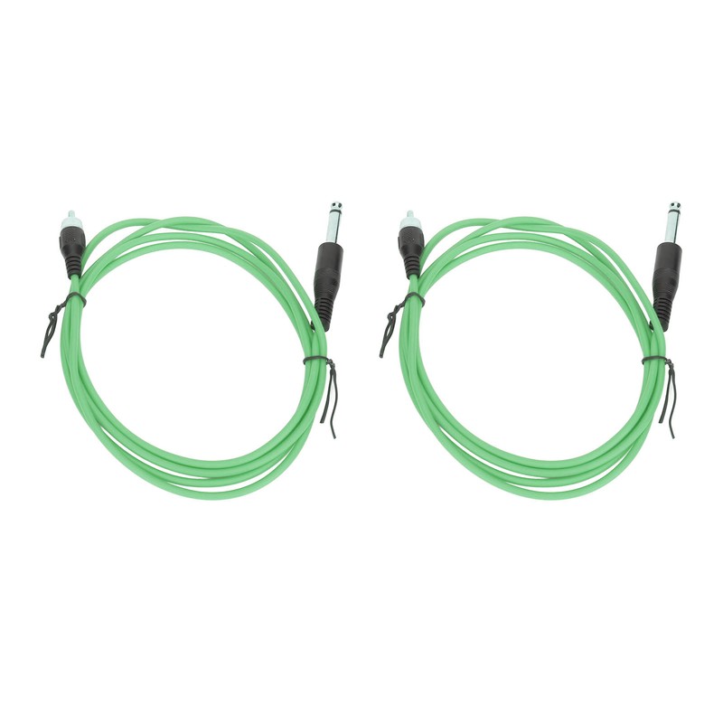 2pcs 5.9ft Tattoo Clip Cords RAC Interface Professional Copper Silicone