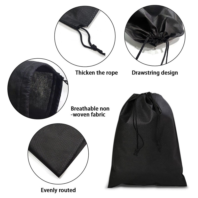 6-Piece Travel Shoe Bag, dust-Proof Shoe Bag, Portable Medium-Sized Shoe