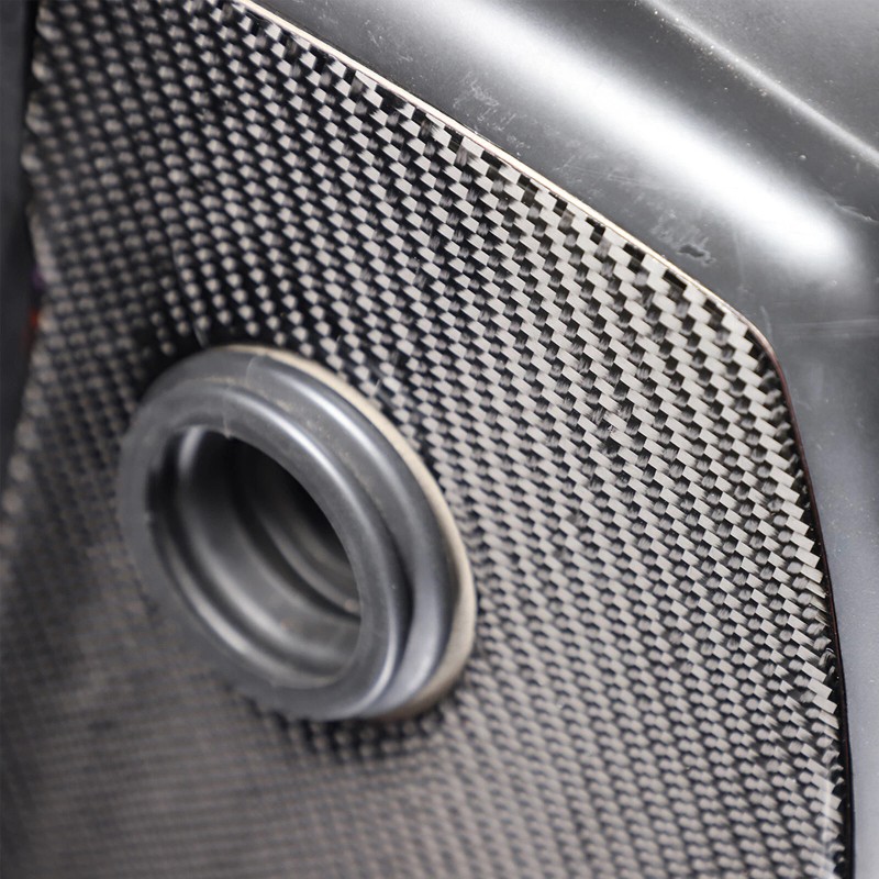 e-power-auto-Trim Carbon Fiber Door Buffer Cushion Mat Panel Cover sticker
