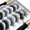 DAODER Magnetic Eyelashes with Eyeliner Kit 15pcs Set, 6 Magnets
