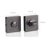 Yale Bologna Black Door Handle 35-ZR-8x8-A003-WC-56-11, Stylish Modern Design for