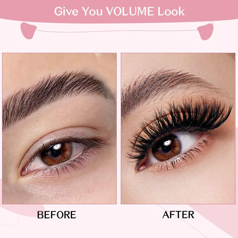 Cluster Eyelashes, Pack of 72 Individual Eyelashes, Eyelash Clusters, DIY