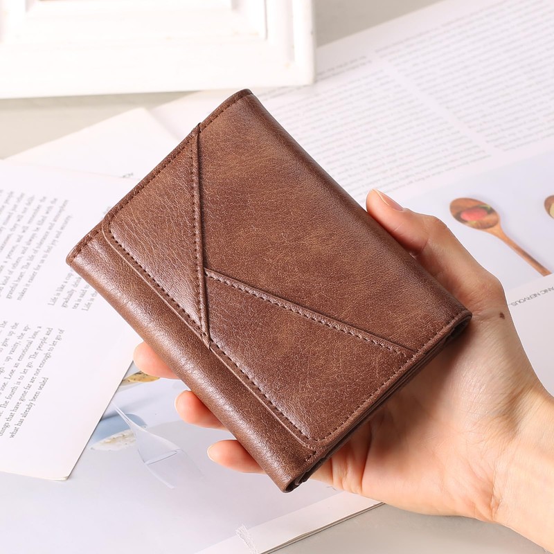 RNIEGA Women's Bifold Wallet, Lightweight, Large Capacity, Card Slot, Coin