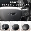 Advanced Trims Gloss Black Steering Wheel Bowtie Overlay Chevy COLORADO
