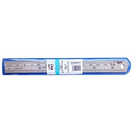 THD Stainless Steel Ruler 15cm, 0.7mm Thickness