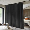 MaKefeile Room Divider Curtains Total Blackout Privacy Curtain Panel Room