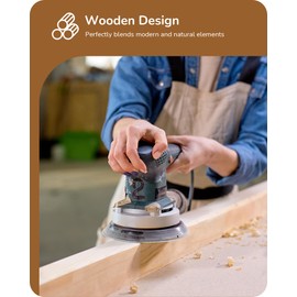 EDISHINE Mid Century Modern Floor Lamp with Remote, Dimmable Wood LED Corner Lamp, Minimalist Standing Mood Lighting for Living Room, Bedroom, Office, 7 Color Temperature 2700K~6000K, 48.43"